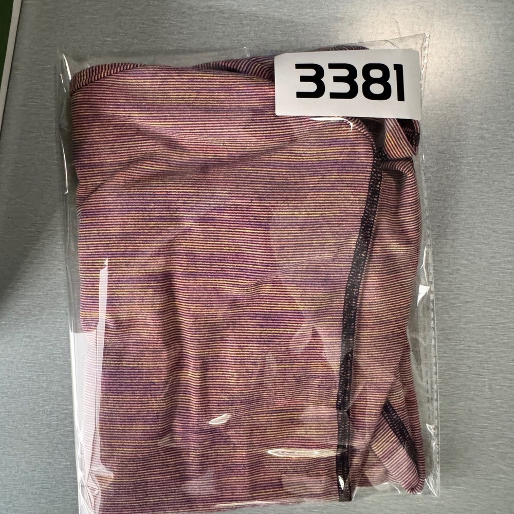 Lululemon Power Y Tank Top Purple Space Dye Racerback Built-in Bra Camisole XS - Picture 9 of 9
